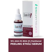 Luv it! Canlandırıcı ve Cilt Tonu Eşitleyici Aha + Bha Peeling Serum 30 ml