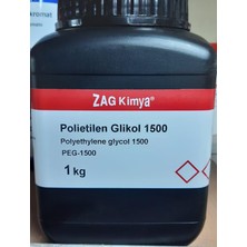 Zag Kimya Polietilen Glikol (Peg) 1500 Pharma Grade - 1 kg