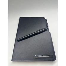 Gündoğan Kristal Isme Veya Kişiye Özel Siyah Ajanda Defter (Kalem Dahil Değildir)