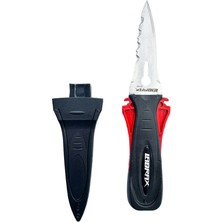 Labrax Falcon Kakıçlı Dalış Bıçağı Siyah