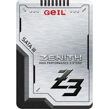 Geıl 256GB Zenith Z3 Okuma 520MB Yazma 470MB Sata SSD (GZ25Z3-256GP)