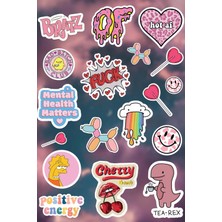 Anime Marketi Aşko Kuşko Sticker Seti (18 Adet)