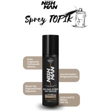 Nishman Root Touch Up Sprey Açık Kahve / Saç Dolgunlaştırıcı ve Seyrek Kapatıcı / Suda Yağmurda Akmaz 100ML