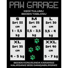 Paw Garage Pink Smile Kedi Tulumu, Kedi Kıyafeti, Kedi Elbisesi