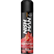 Nishman Renkli Saç Spreyi /kırmızı - 150 ml