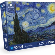 Blue Focus 1000 Parça Puzzle - Starry  (Yıldızlı Gece)