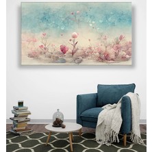 Hd Sanatsal Ürünler Soyut Pastel Görünümlü Çiçekler Muhteşem Kanvas Tablo Hd Sanatsal