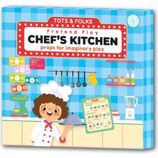 Tots & Folks Pretend Play Chef's Kitchen, Şef Mutfak Oyun Seti, Rol Yapma Oyunu, Şefin Mutfağı, Let's Pretend