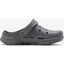 Skechers Arch Fit Foamies - Valiant Erkek Gri Terlik 243160 Char