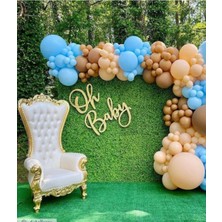 Eğlence Marketi Pastel Balon Zinciri Görsel Temsilidir 100 Adet