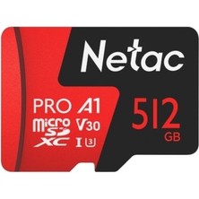 Netac 512G Microsdxc V30/A1/C10 NT02P500PRO-512G-R