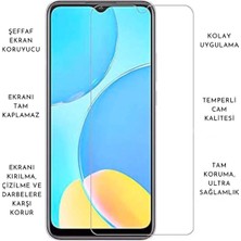 Wowacs Samsung Galaxy A04S Uyumlu Kenarları Parlak Altın Renkli Kılıf ve Temperli Cam Ekran Koruyucu