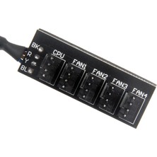 Charmant Bilgisayar Kılıfı 4 Pin ve 3 Pin Soğutma Fanı Için Pwm Fan Hub Splitter Adaptörü (Yurt Dışından)