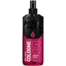 Nish Man Nishman 05 Volcano Tıraş Kolonyası 400 Ml Fresh Koku 80 Derece Rahatlatıcı Etki
