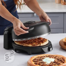 Karaca Gastro 10 in 1 Pizza Lahmacun ve Tandır Ekmeği Makinesi Biodiamond Matte Black