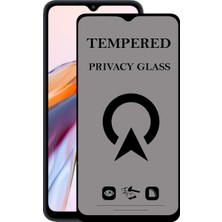 Kzy Xiaomi Redmi 12C Tam Kaplayan Privacy Hayalet Temperli Ekran Koruycu Cam