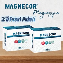 Magnecor 2'Li Fırsat Paketi Magnezyum Ve B6 Vitamini Içeren Gıda Takviyesi (30+30=60 Tablet)