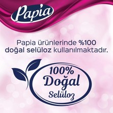 Papia 3 Katlı Egzotik Şakayık Özleriyle Parfümlü 8'li Cilt Tuvalet Kağıdı (1 x 8 Rulo)