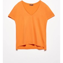 Dilvin V Yaka Basic T-Shirt