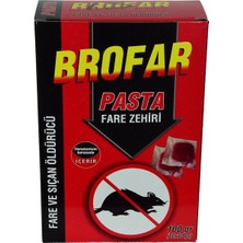 As İlaç Brofar Fare ve Sıçan Öldürücü Pasta 100 gr (10 Adet x 10 Gr)