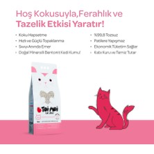 Toi Moi 2'Lİ paket, Toi Moi Bebek Pudrası Kokulu Sodyum Bentonit Kedi Kumu 10 L