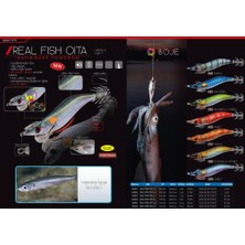 Dtd Real Fish Oita 3.5 Egi Tip Run Glow 105 mm 17.5 gr Kalamar Zokası