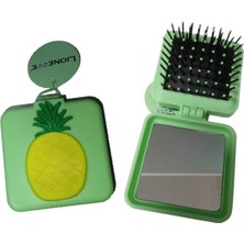 Lionesse Tarko Lionesse 1939 Aynalı Seyahat Saç Fırçası Ananas