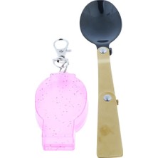 Cosy Zone Taşınabilir Spork Streware Gold Black-Spoon (Yurt Dışından)