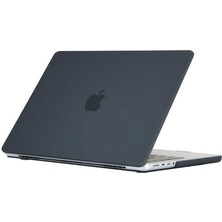 Cep Case Apple Macbook Air 13.3 M1 2021 Kılıf A1932/A2179/A2337 Hava Kanallı 360 Derece Mat Şeffaf Tasarım