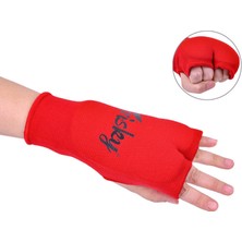 Elegance Boks Iç Eldivenler Taşınabilir Nefes Alabası Elastik El Sargılar Dövüş Sporları Kırmızı Orta (Yurt Dışından)