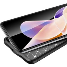 Xiaomi Poco F4 ile Uyumlu Silikon Kılıf Niss Silikon Deri Görünümlü Ultra Slim Fit Kılıf Lacivert