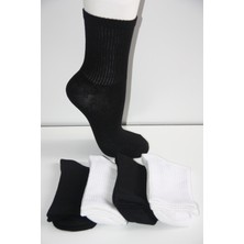 Pamela Çizgisiz Unisex Kolej Tenis Çorap 4'lü Ekonomik Paket