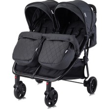 Lorelli Duo İkiz Bebek Arabası – Black