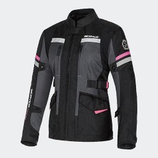 Scoyco JK122W Korumalı Kadın Motosiklet Montu Siyah L Beden Yumuşak Astar ve Hava Tahliye Kanalları