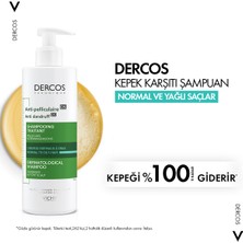 Dercos Anti-Dandruff Normal ve Yağlı Saçlar Için Kepeğe Karşı Etkili Bakım Şampuanı 390 ml X2