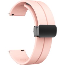 Smcase Xiaomi Watch S1 Pro Kordon Silikon Mıknatıslı Ayarlanabilir HS19 Bronz
