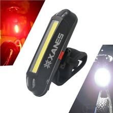 2'si 1 Arada 500LM Bisiklet USB Şarj Edilebilir LED Bisiklet Işığı (Yurt Dışından)