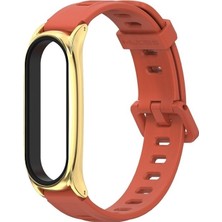 2pcs,silicone Strap For Mijobs 6/5/4/3 Xiaomi Bracelet, Style: Plus Case Red + Bottom. Color Random (Yurt Dışından)