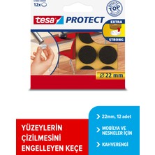 Tesa Zemin koruyucu Daire Keçe. Kahve   12 x 22mmØ