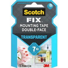 Scotch Şeffaf Montaj Bandı 19 mm x 1 5m