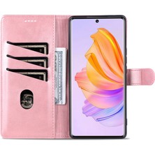 Xshine Azns Onur Için 80 Se 5g Damla Geçirmez Telefon Kasası Pu Deri Manyetik Flip Cep Telefon Kapağı Stand Cüzdanı (Yurt Dışından)