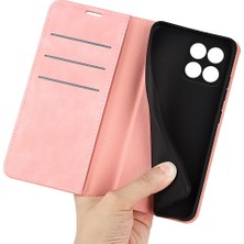 Xshine Onur Için X8 5g Cilt Touch Hissediz Manyetik Otomatik Absorbed Telefon Standı Pu Deri Folio Flip Cüzdan Kapağı (Yurt Dışından)