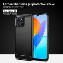 Xshine Onur Için X8 4g / X30I Fingerprint Önleyici Telefon Kılıfı Karbon Fiber Doku Esnek Tpu Fırçalanmış Koruyucu Kabuk (Yurt Dışından)