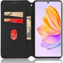 Xshine Honor Için 80 Se 5g Şok Geçirmez Pu Deri Deri Flip Cüzdan Telefon Kılıfı Renklem Deseni Baskılı Manyetik Kapatma Stand Kapağı (Yurt Dışından)