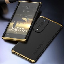 Xshine Honor 70 5g Sert Pc Arka Metal Çerçeve Hibrit Kasa 3 Parçalı Tasarım Önleyici Telefon Kapağı Için Element Kutusu (Yurt Dışından)