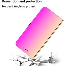 Xshine Honor X8 5g Için Akıllı Telefon Kılıfı, Stand Cüzdan Ayna Benzeri Yüzey Pu Deri Cep Telefonu Kapağı (Yurt Dışından)