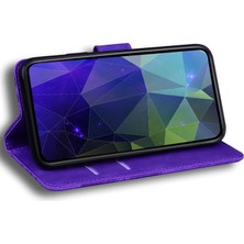 Xshine Onur Için X8 5g Karşı Parçalanma Karşıtı Deri Telefon Kılıfı Düz ​​renk Stand Cüzdan Kapağı (Yurt Dışından)