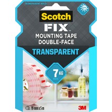 Scotch Şeffaf Montaj Bandı 19 mm x 5m