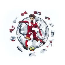 Active Puzzles Muhammed Salah Ahşap Yapboz