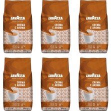 Lavazza Crema E Aroma Çekirdek - Kahverengi -1koli - 1kg X6 Ad